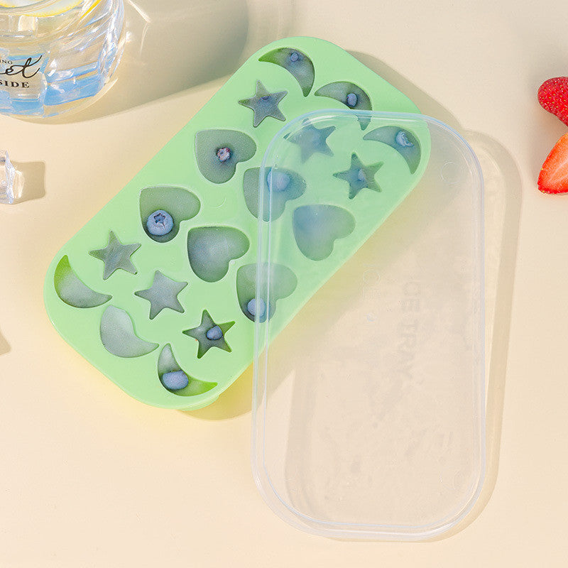 Home Refrigerator Silicone Ice Box With Lid