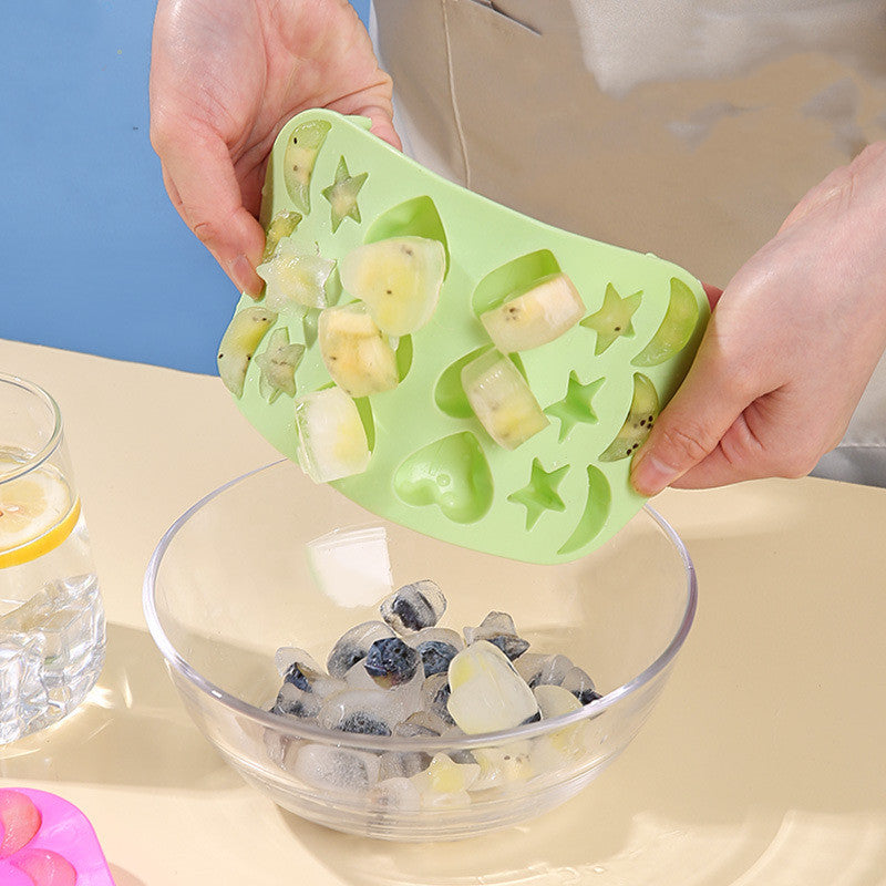 Home Refrigerator Silicone Ice Box With Lid