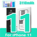 0 Cycle High Capacity Battery For iPhone 11 11Pro 12Pro 12 13 14 13Pro 14Pro Max Mini Phone Bateria + Free Tool Kit