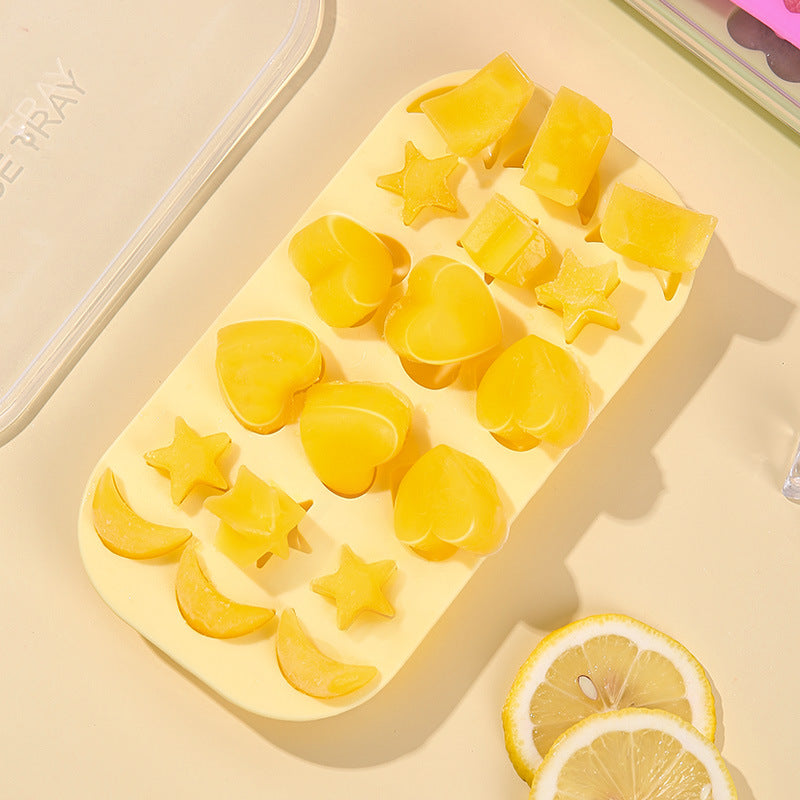 Home Refrigerator Silicone Ice Box With Lid